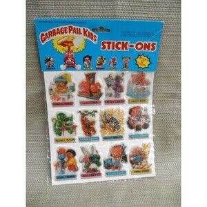 NEW 1985 VINTAGE TOPPS, GARBAGE PAIL KIDS, (12 TOTAL STICK-ON PUFFY PICTURES) #9